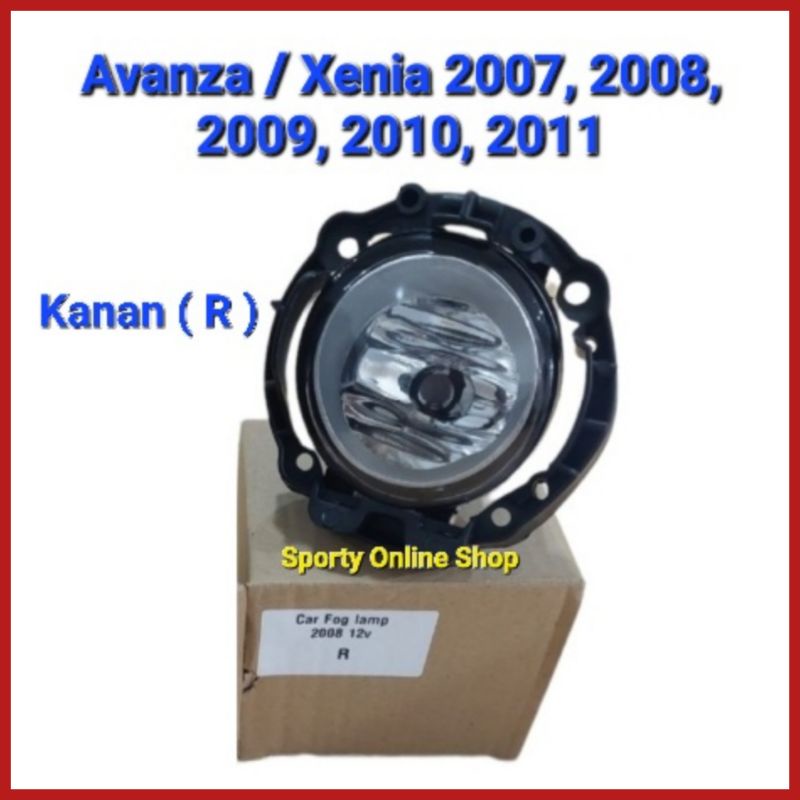 Fog Lamp Lampu Kabut Avanza Xenia 2007 sd 2011