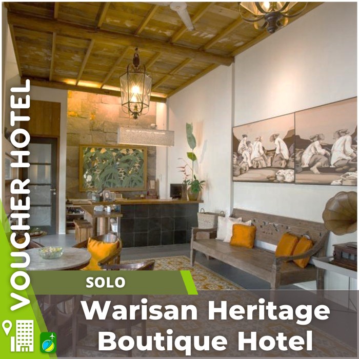 Voucher Hotel Warisan Heritage Boutique Hotel Solo Indonesia