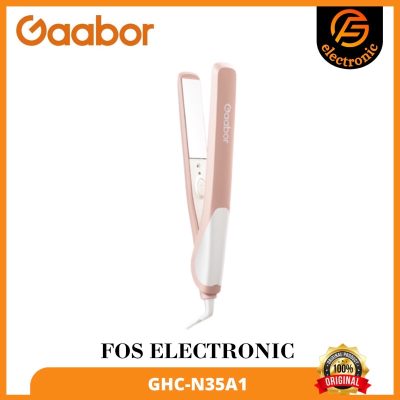 Gaabor 2in 1 Hair Straightener Curler Catokan Rambut Lurus Ikal Menghaluskan Rambut Anti Rambut Rusak /GHC-N35A1