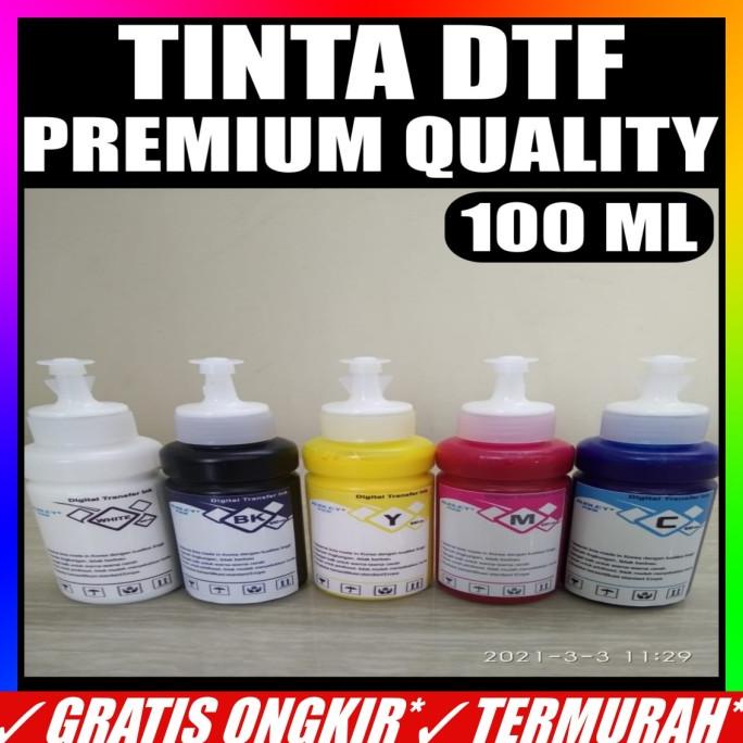 (COD) DTF Tinta DTF White Ink DTF PET Film DTF Powder DTF Cleaner A3 Roll GRATIS ONGKIR Kode 1379