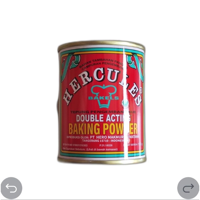 

Hercules baking powder double acting 110 gram