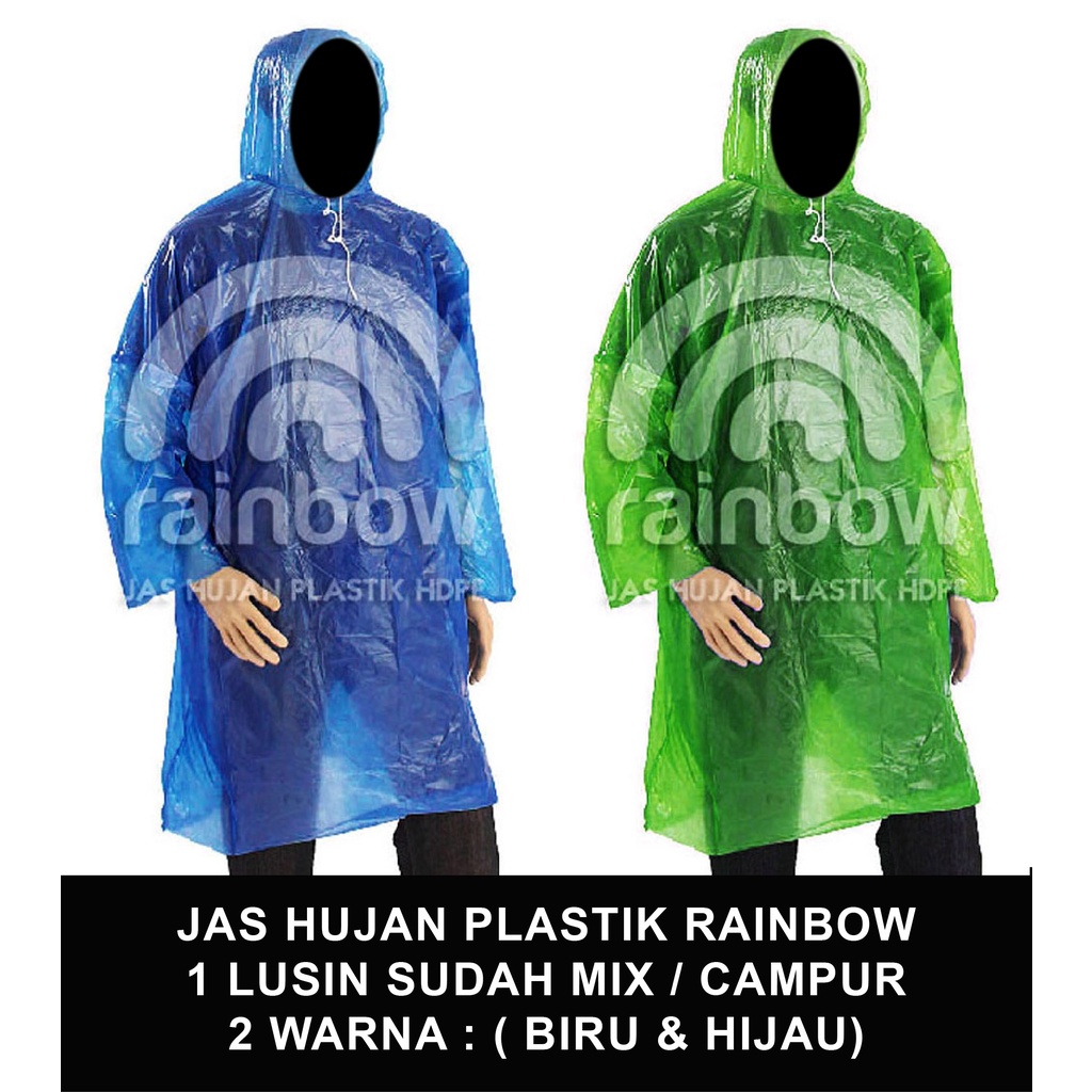 Jas Hujan Plastik - Jas Hujan - Ponco Plastik