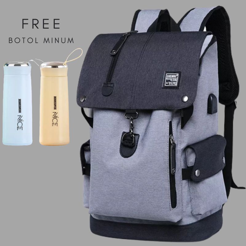 DK_AXEE -RANSEL BOMBER Tas Ransel Cewek / Cowok Tas Model Terbaru