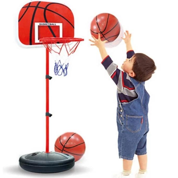 Mainan Anak Set Bola Basket ~ STAND RING BASKETBALL