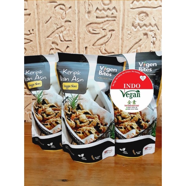 

Keripik Veggie Nori 2 Varian Rasa (veggie nori salt dan veggie nori skin).(Vegan Friendly)
