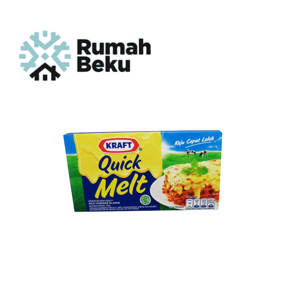 

Keju Kraft Quick Melt 165gr keju Blok