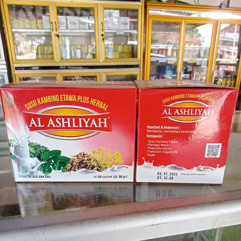 

Susu kambing etawa plus herbal / Al ashliyah @10 sachet