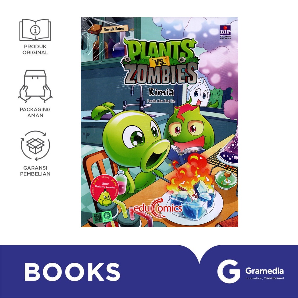 Gramedia Bali - Educomics Plants vs Zombies: Kimia