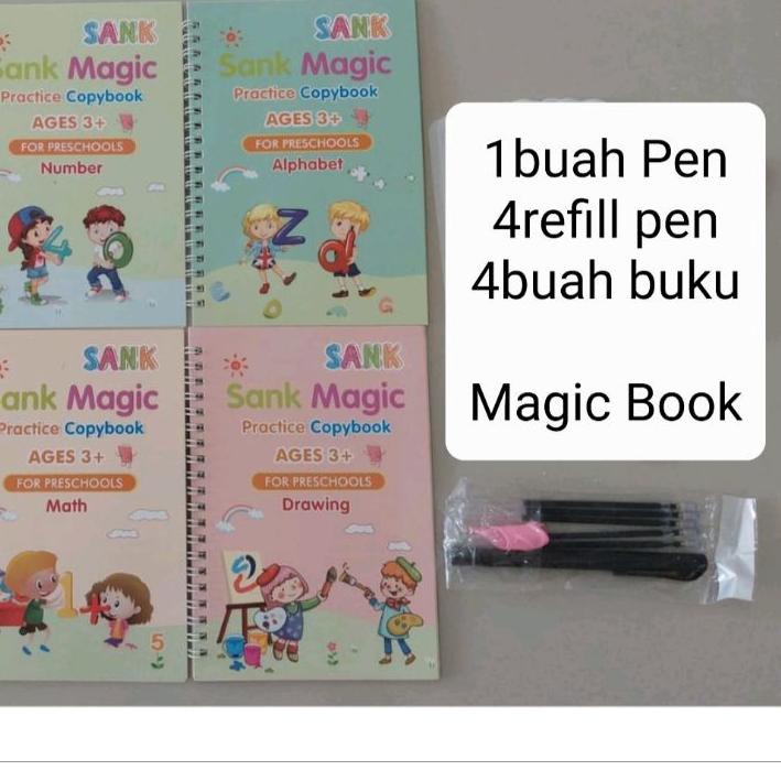 

Big Sale - Buku Menggambar Menulis Anak-Anak Pintar Menulis Magic Book Line Smart ~