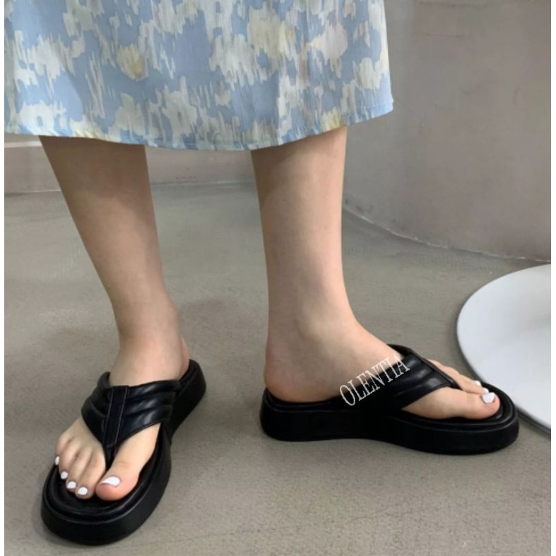 Sandal Wanita wedges paltform jepit DN 03