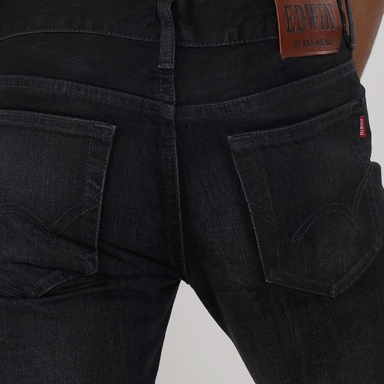 ☿,,J243OQ,,✾ NAGOYA BLACK Celana Panjang Jeans Denim Pria - Celana Jeans Bottom Man Long Pants Edwin