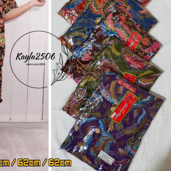 Setelan kencana ungu kulot batik kencana ungu