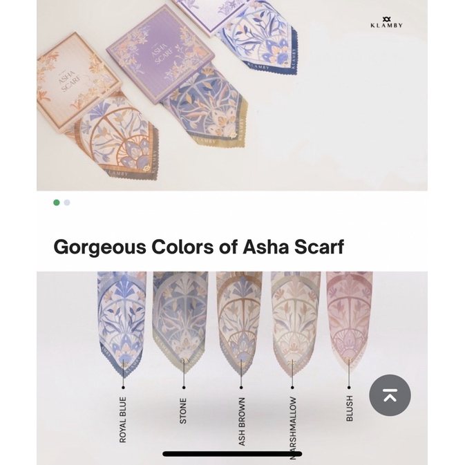 NEW Kala Scarf Charcoal Wearing Klamby