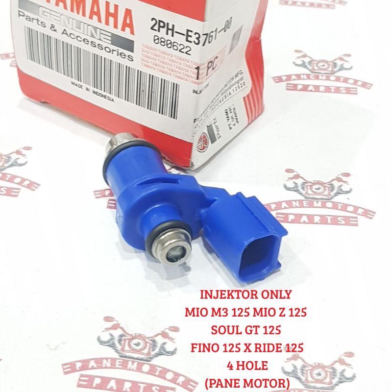 INJEKTOR INJECTOR 4 HOLO MIO M3 MIO Z 125 SOUL GT 125 X RIDE 125 FINO F1 125 ORISINIL YGP 2PH-E3761-