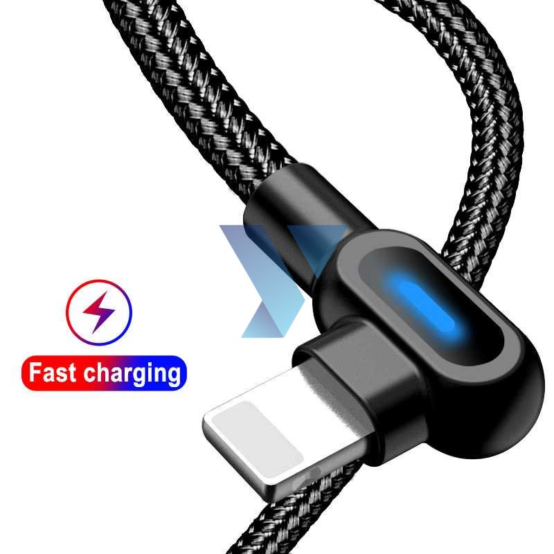 UGI Kabel Charger USB L Shape 2.4A 1 Meter - UGI02 ( Al-Yusi )