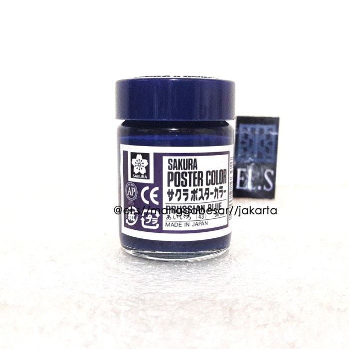 

Bagus Sakura Poster Color 30 Ml Prussian Blue (Cat Poster) Bergaransi