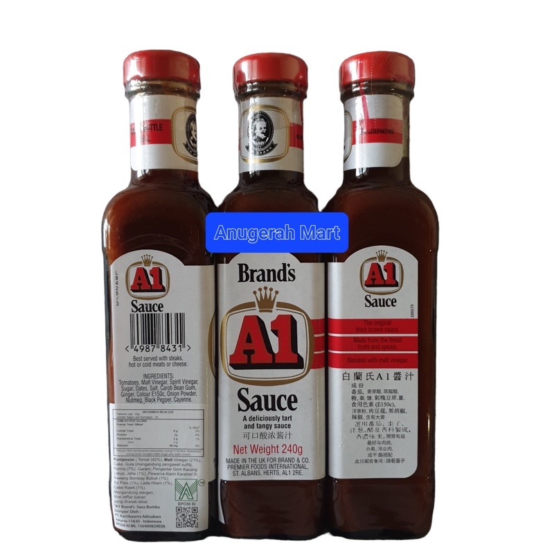 

A1 Sauce / Brands A1 Sauce / Saus Steak 240gr