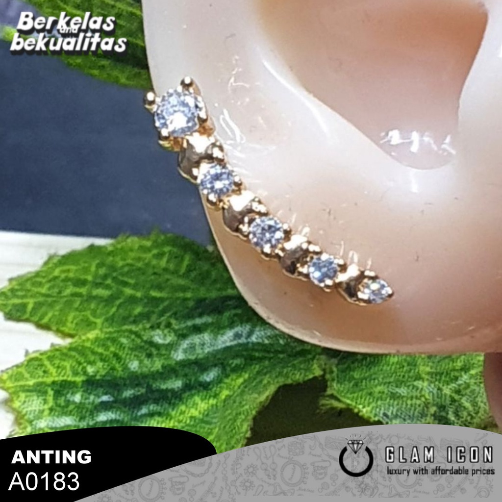 Anting Rambat mata bulat  A0183