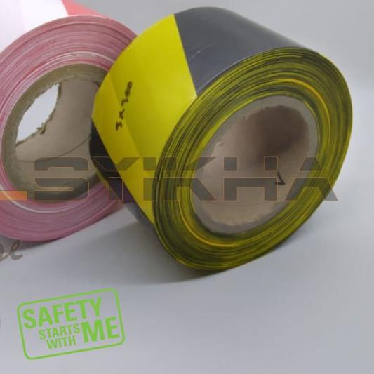 

Barricade Safety line 3"x300 mtr/roll - Kuning