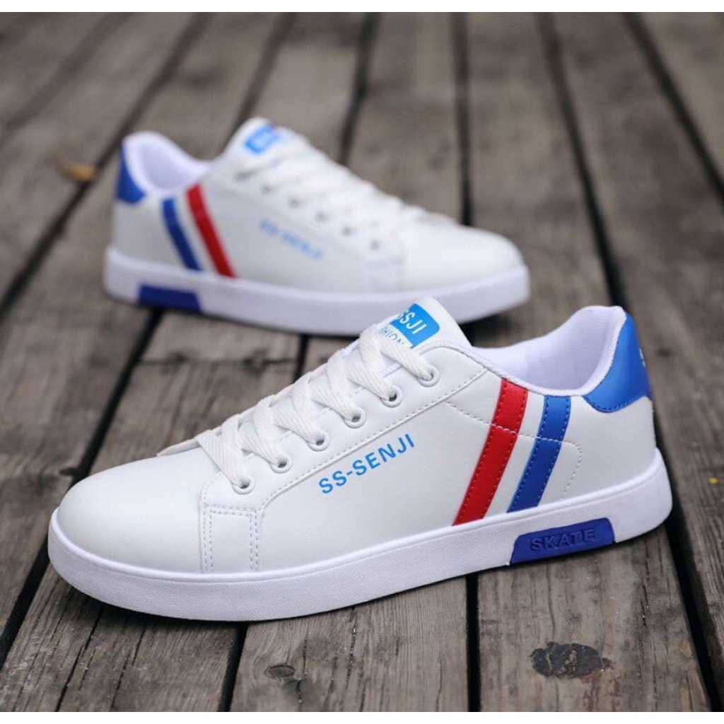 ARMY - SEPATU Sneakers Putih &amp; Hitam pria fashion casual ss.senji terlaris