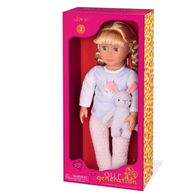 Jual Our generation Doll Jovie with Pajamas bonekw 18inch Shopee