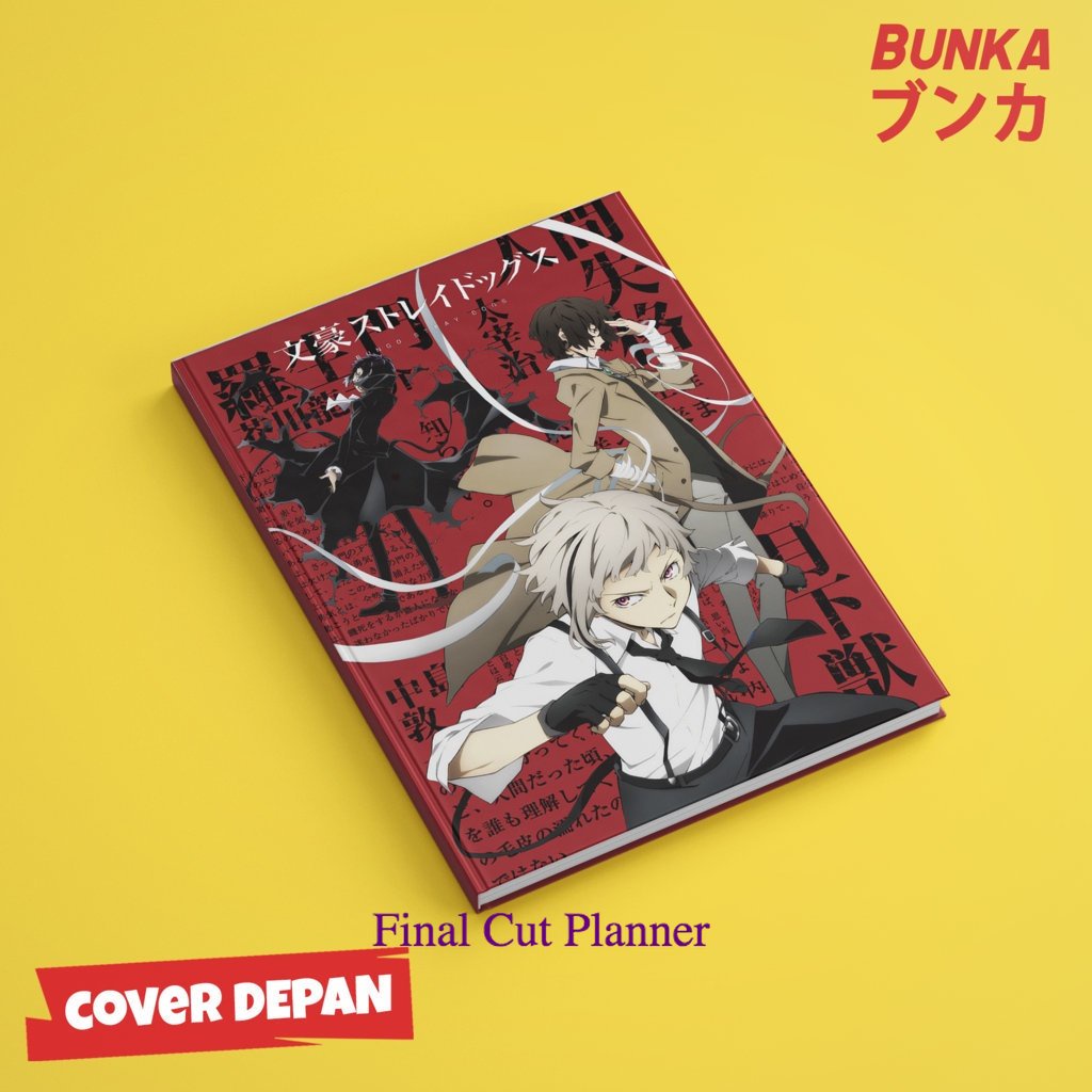 

Notebook Anime Bungo Stray Dogs Full Character 2 Hardcover A5 Buku Tulis Catatan Notes Agenda Planner Jurnal .