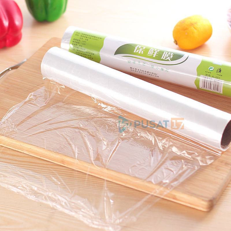 TGM - PLASTIK WRAPPING MAKANAN 30CM ROLL / CLING WRAP PLASTIK WRAPING / PEMBUNGKUS MAKANANAN REPING / WRAPPING FOOD FRESH