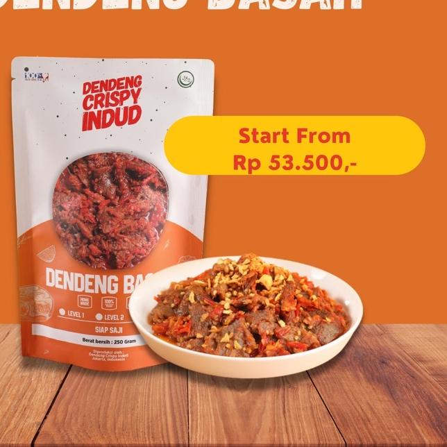 

COD✔️Dendeng Sapi Moisty / Basah Balado Indud 125 Gram - 250 Gram|KD7