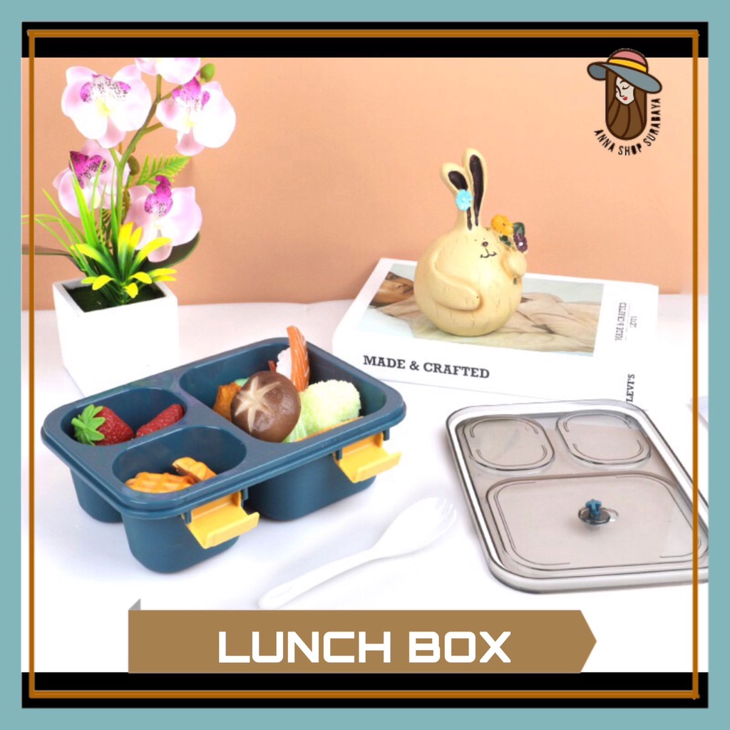 LUNCH BOX 3 SEKAT - Kotak Bekal Bento