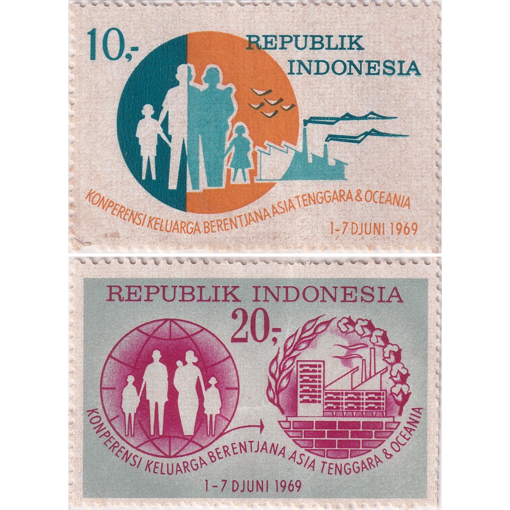 

Prangko Indonesia 1969 - Southeast Asia and Oceania Family Planning Conference