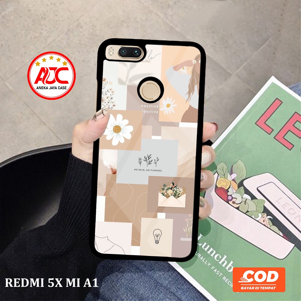 Case REDMI 5X MI A1 - Casing REDMI 5X MI A1 - case hp Motif KORAN AESTHE NEW - Aneka case - Casing C