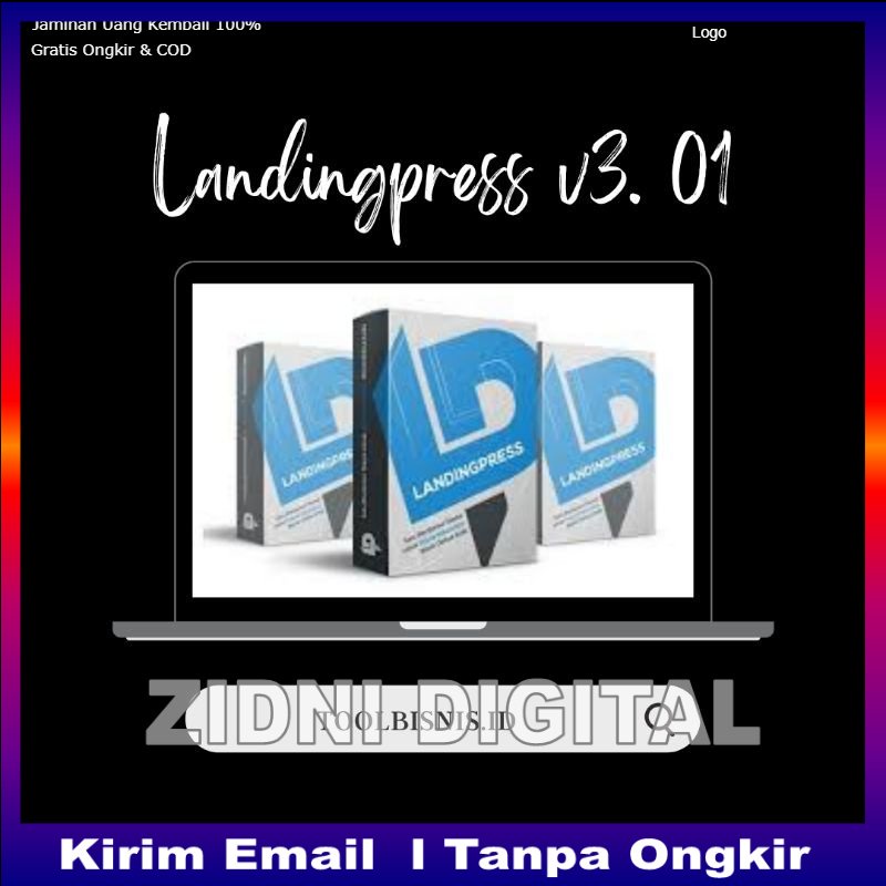 THEME WORDPRESS TOKO  LANDINGPAGE V3 FAST RESPONSIVE ZIDNI DIGITAL OFFICIAL