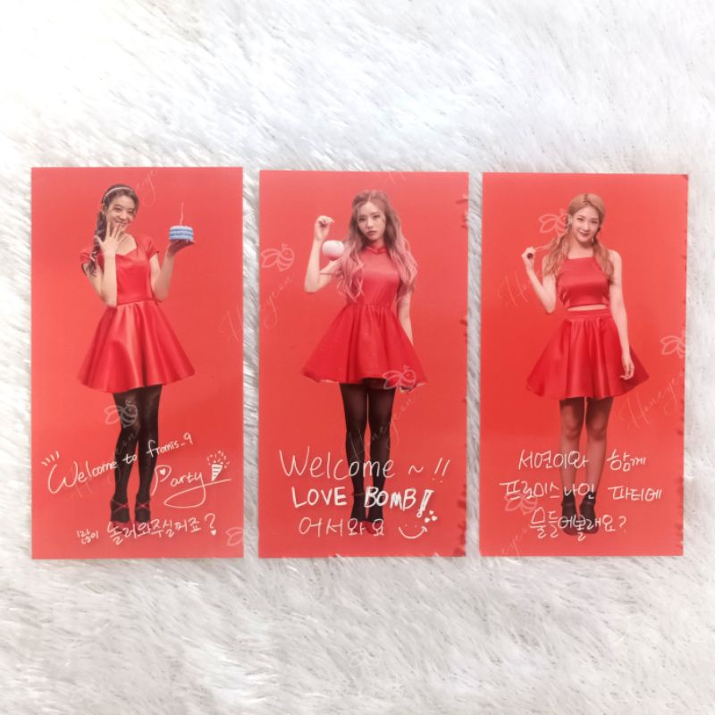 fromis_9 Fromis_9 fromis9 - from.9 Love Bomb Album Invitation