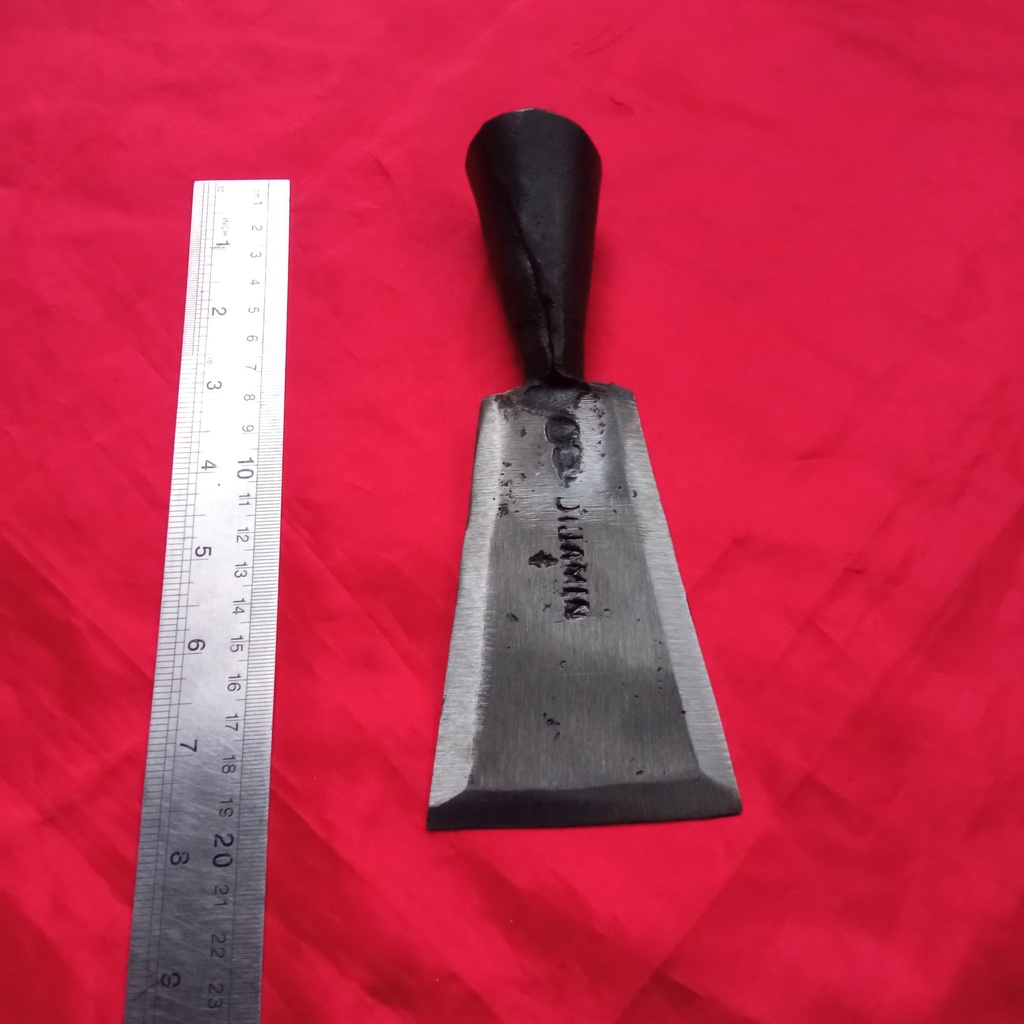 Pahat/Tatah Kayu Asli Baja Ukuran Lebar 7 cm,8 cm & Ukuran Tanggung