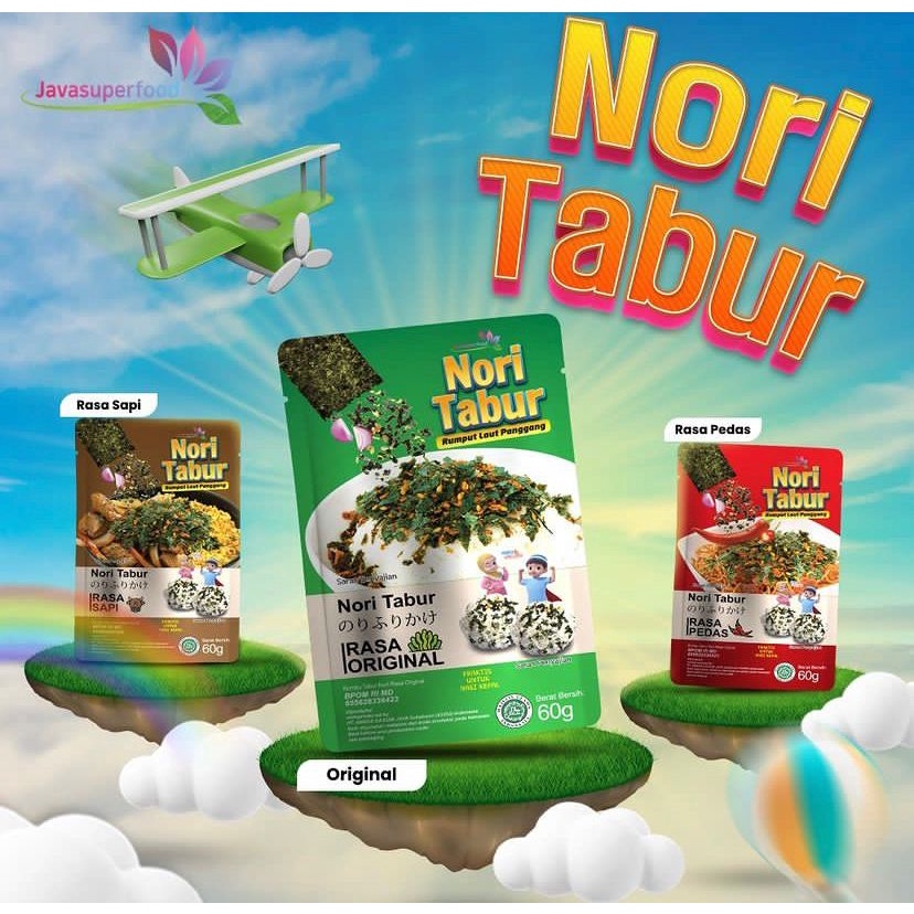 Nori Tabur Rumput Laut Panggang 60gr  KOREA 2 Varian HALAL