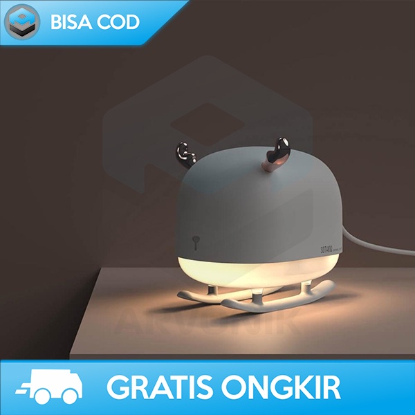 HUMIDIFIER DIFFUSER AIR 260ML LED LIGHT NIGHT DSHJ 009 AROMATERAPI