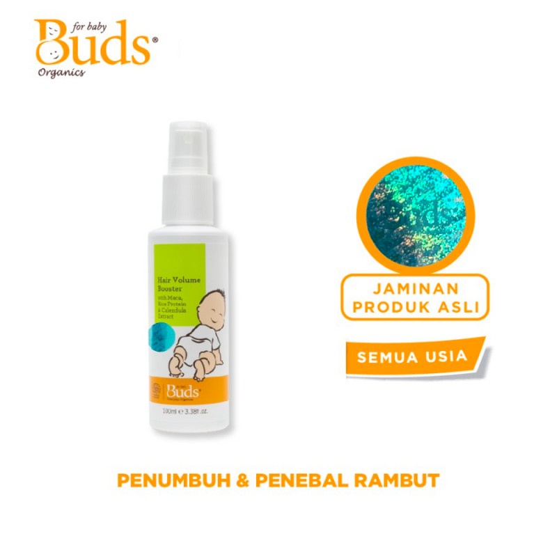 Buds Organics Baby Hair Volume Booster Penumbuh Rambut Bayi - 100 ml