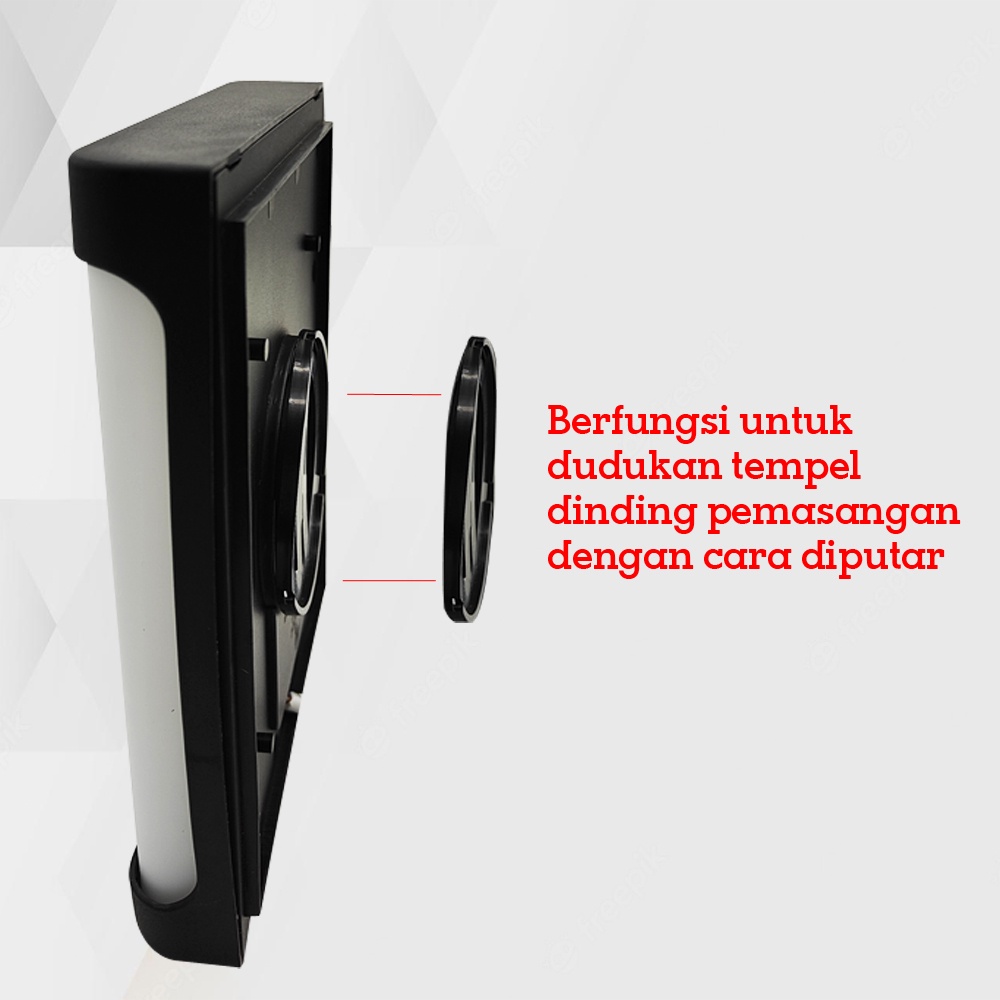 Lampu Dinding Tempel Hias Teras Waterproof 20 Watt