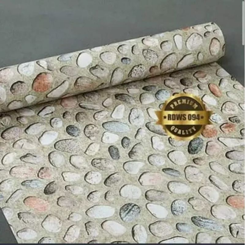 Wallpaper Sticker Dinding Batu Alam 3d Abu abu Natural Cocok Untuk Dekorasi Rumah