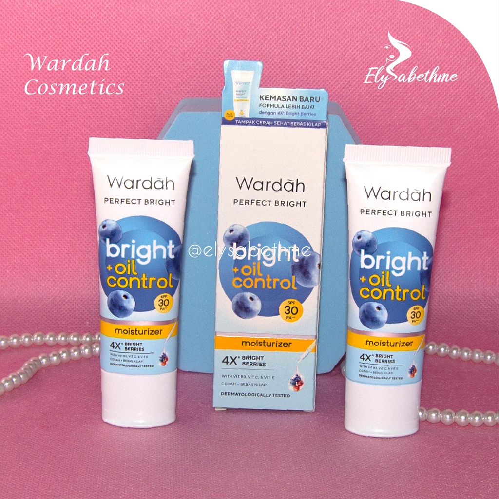 ✿ELYSABETHME✿ 🅆 🄰 🅁 🄳 🄰 🄷 Wardah perfect bright moist moisturizer pelembab harian beauty skincare halal