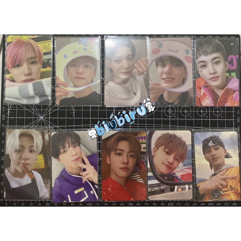 JENO SANRIO PHOTOCARD TRADING CARD MARK JAEMIN SELIMUT BEATBOX CAFE KEYCARD MIRROR DIGIPACK MIXTAPE