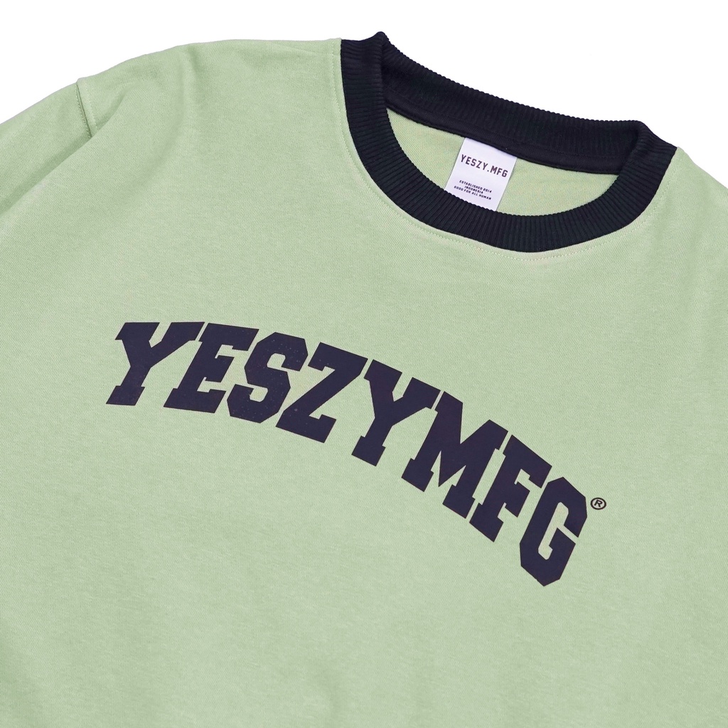 YESZY.MFG Crewneck Mint Cyber F. Black
