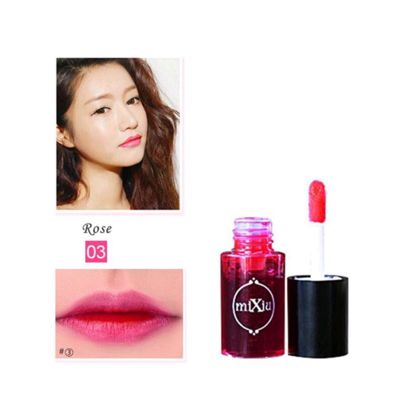 Mixiu Multifunction Waterproof Liquid Lipstick / Lip Tint Dyeing Liquid Lipgloss &amp; Blusher Waterproof Lip Gloss / Liptint / Liptint