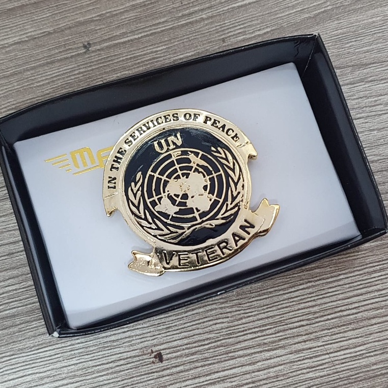 Brevet Wing Veteran UN PBB Unifil Brivet Pin