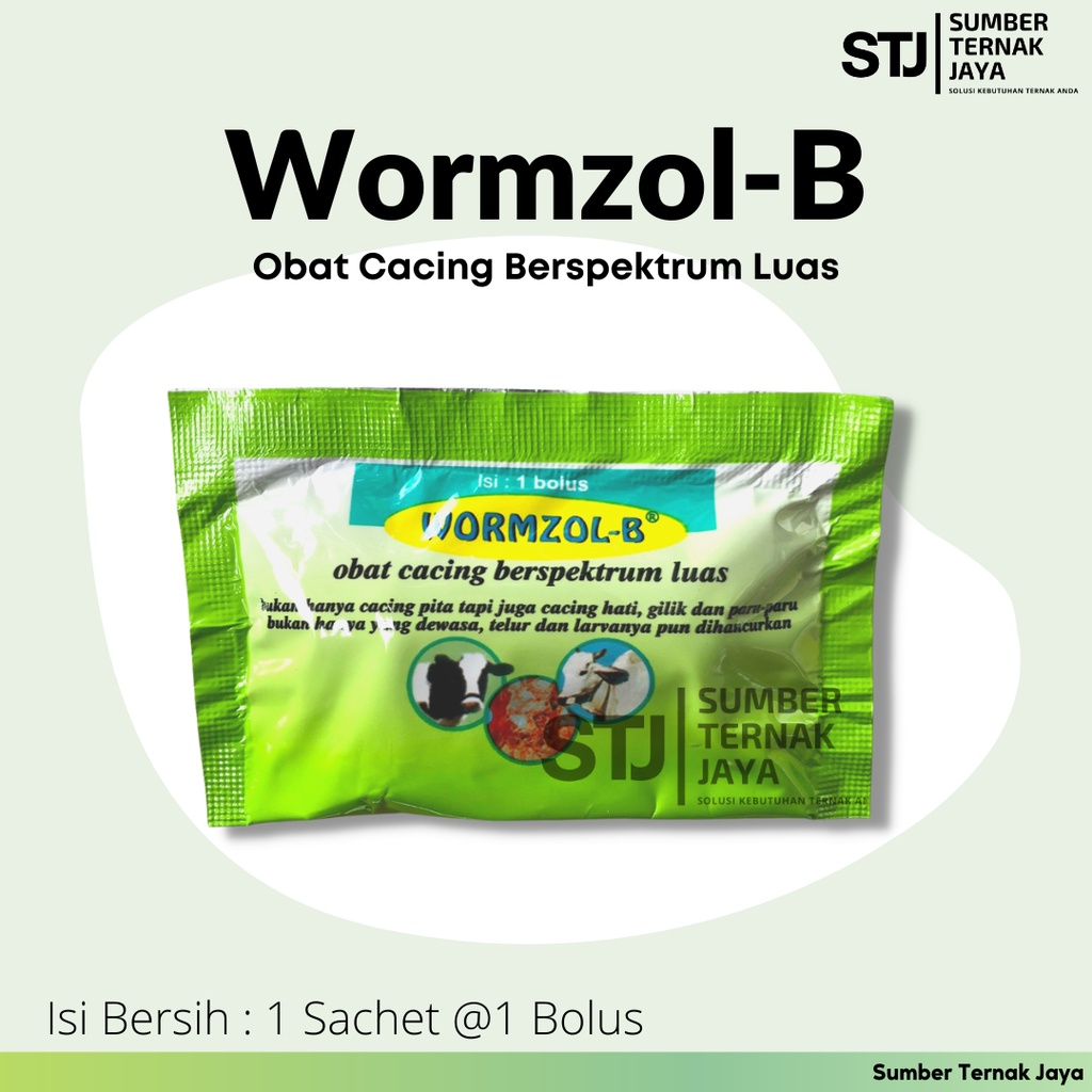 Jual Wormzol-B Sachet 1 Bolus Kemasan Bolus Obat Cacing Untuk Hewan ...