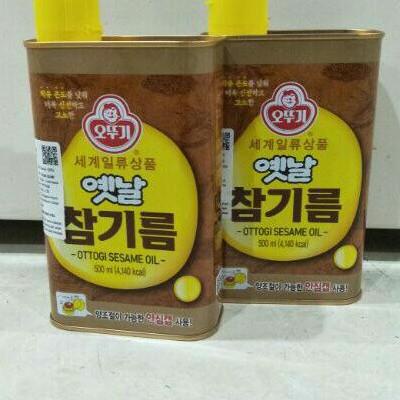

codes9S3e--ottogi sesame oil ( yetnal ) 500 ml - minyak wijen