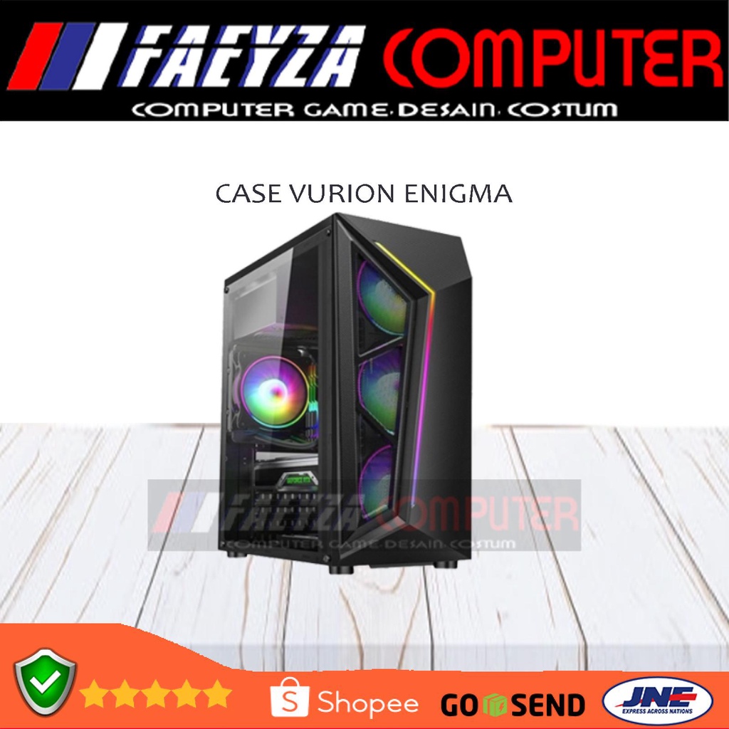 PC Gaming FULLSET AMD RYZEN 3600 HDD 1TB RAM 8GB VGA 2GB DDR5 LED 24&quot;