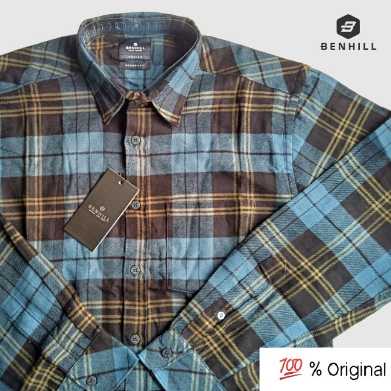 Benhill original/kemeja flanel benhill