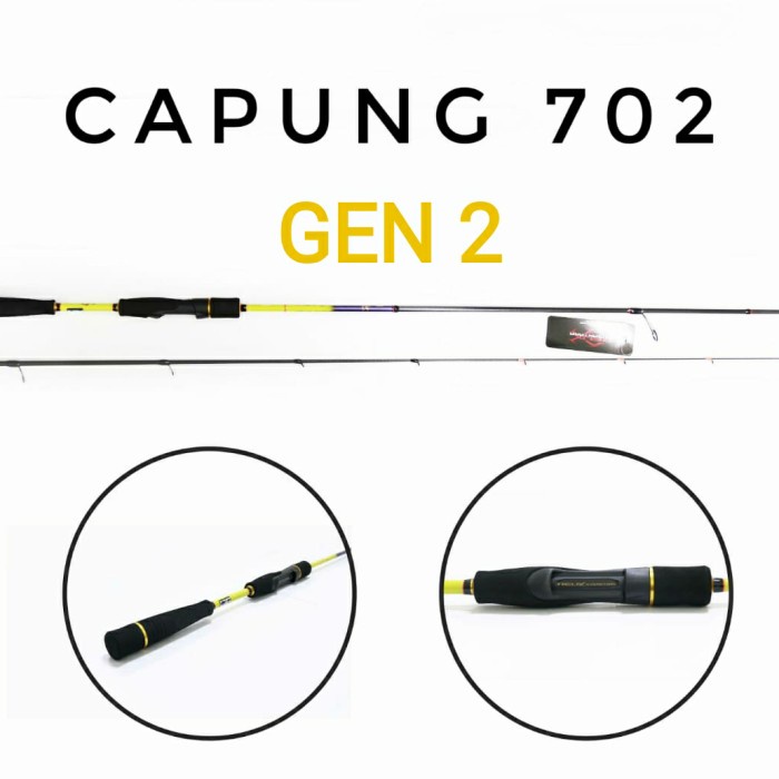 Joran Relix Nusantara Capung 702UL 2-6lb - Joran Pancing