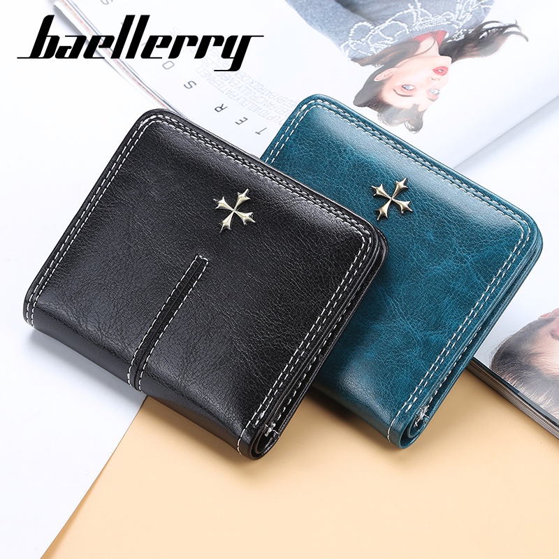 BAELLERRY N1635 Dompet Wanita Lipat Bahan Kulit PU Leather Premium WATCHKITE WKOS